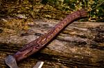 Custom Viking Axe with Sheath for Throwing