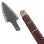 Hand-Forged Carbon Steel Viking Spear Head