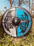 Ragnar Viking Battle Ready Wooden Shield
