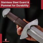 Viking Longsword with Satin Stainless Steel Blade