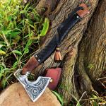 Set of 5 Viking Battle Axes