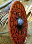 Thor Hammer Design Wooden Viking Shield, 24