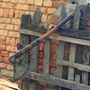 Hand Forged 40" Viking Battle Axe