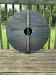 30” Viking Wooden Shield with Heavy Metal Fittings