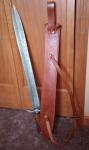 30" Viking Warrior Double Edge Sword with Scabbard