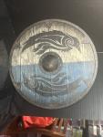 Viking Shield Wall Decor - 15” Wooden Art
