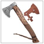 Personalized Viking Bearded Axe - Carbon Steel Hatchet