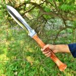 32" Custom Carbon Steel Viking Hunting Spear