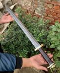 Custom 31" Damascus Steel Viking Hunting Sword