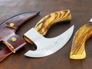 Viking Pizza Axe Slicer with Hard Wood Handle