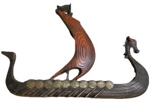 Vintage Norse Viking Ship Wall Art Decor