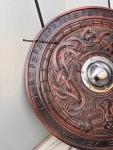 24" Viking Wooden Shield - Norse Style Gift