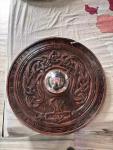 24" Viking Wooden Shield - Norse Style Gift