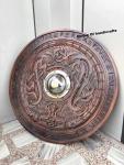 24" Viking Wooden Shield - Norse Style Gift