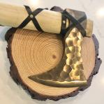 Viking Carbon Steel Axe with Leather Sheath
