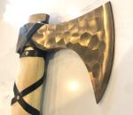 Viking Carbon Steel Axe with Leather Sheath