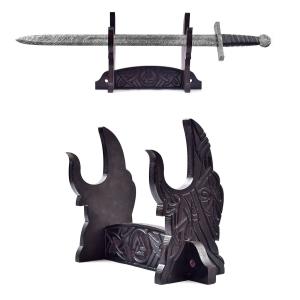 Norse Viking Sword and Axe Display Stand