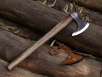 Handmade Viking Tomahawk Axe with Leather Sheath