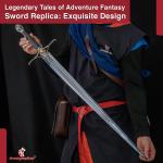 Viking Fantasy Medieval Sword with Scabbard