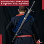 Viking Fantasy Medieval Sword with Scabbard