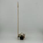 1960s Danish Viking Mini Figure with Spear & Shield