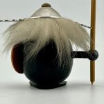 1960s Danish Viking Mini Figure with Spear & Shield