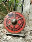 30" Handmade Viking Battle-Ready Wooden Shield