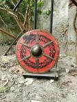 30" Handmade Viking Battle-Ready Wooden Shield