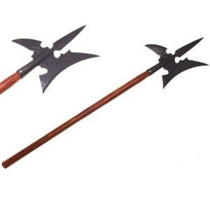 Triple Edge Viking Halberd Axe - Hand Forged