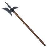 Triple Edge Viking Halberd Axe - Hand Forged