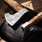Norse Viking Camping Axe – 22" Bearded Steel Axe