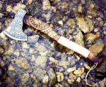 Norse Viking Camping Axe – 22" Bearded Steel Axe