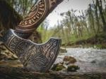 Norse Viking Camping Axe – 22" Bearded Steel Axe