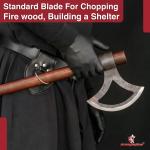 Heartless Viking Battle Axe - 24 Inch Steel