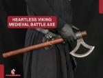 Heartless Viking Battle Axe - 24 Inch Steel