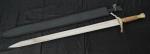 40” Viking Sword with Bronze Hilt and Sheath