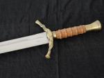 40” Viking Sword with Bronze Hilt and Sheath