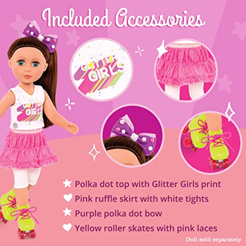 Deluxe Doll Outfit with Roller Skates - Glitter Girls