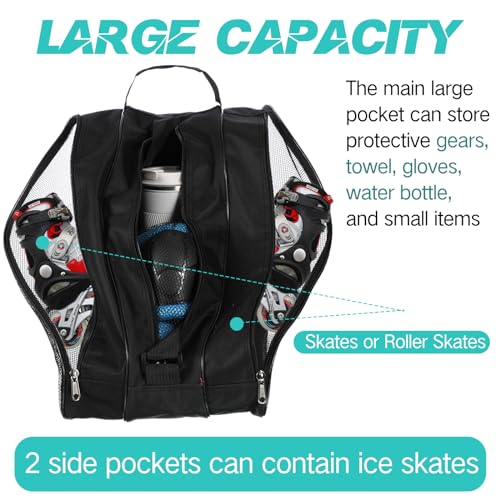 CHENGU Roller Skate Bag: Large Capacity, Adjustable Strap