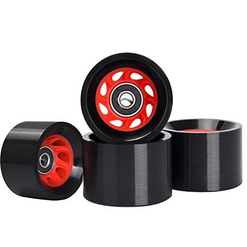 TOBWOLF 8 Pack 58mm x 39mm, 95A Quad Skate Wheels