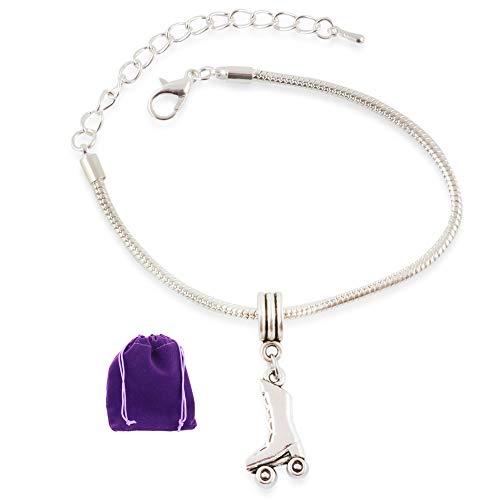 Roller Skate Charm Bracelet for Roller Skating Enthusiasts