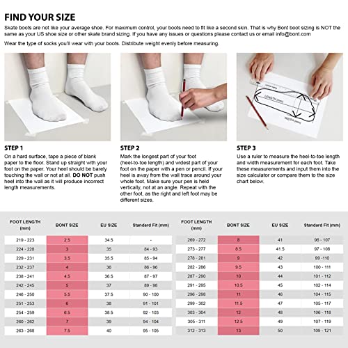 Bont Parkstar Siren Red Roller Skates - Indoor/Outdoor