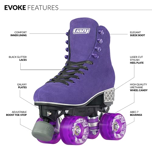 Crazy Skates Evoke - Stylish Suede Roller Skates