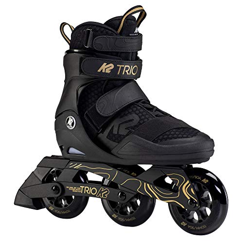 K2 Trio 110 Men's Inline Skates - Black/Gold