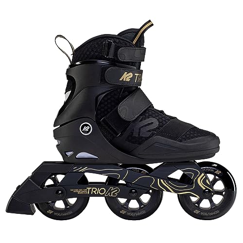K2 Trio 110 Men's Inline Skates - Black/Gold