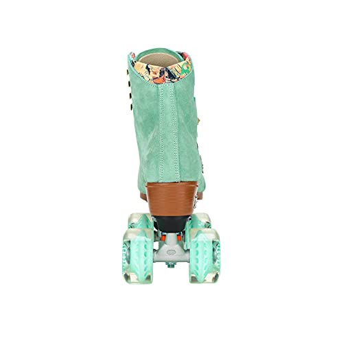 Moxi Lolly Fashion Quad Roller Skate | Floss Teal, Size 7