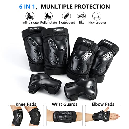 Adult Black Professional Roller Skating Protective Gear