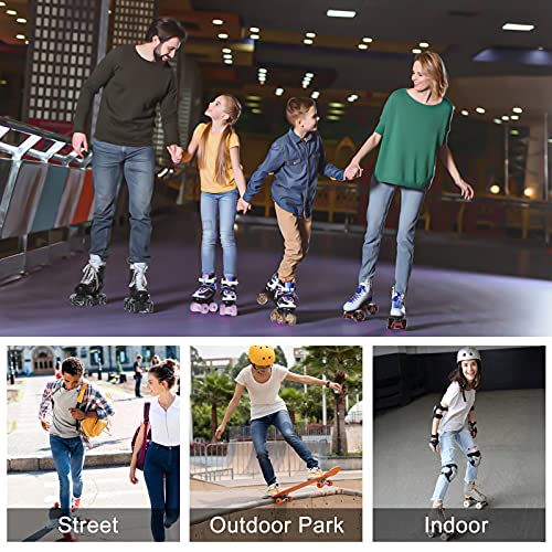 Nezylaf 8 Pack Quad Roller Skate Wheels