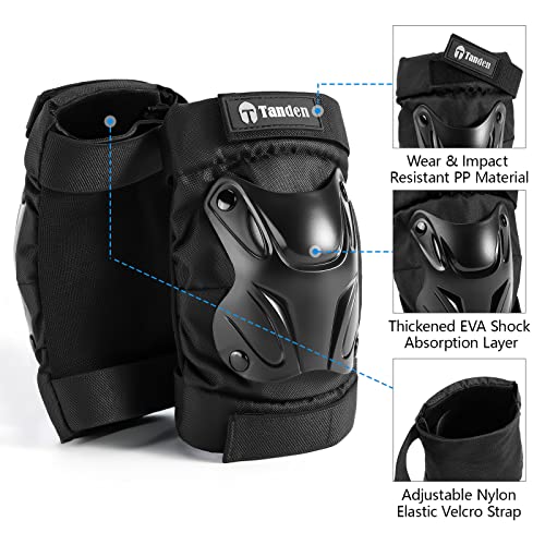 Adult Black Professional Roller Skating Protective Gear