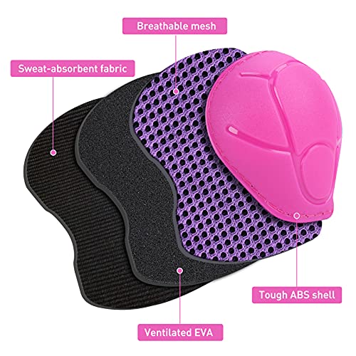 SAMIT 6-in-1 Kids Knee Pad Set for Roller Skating